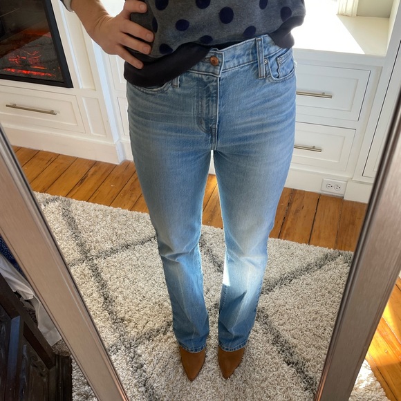 J.Crew Point Sur palisades flare jean in Indigo Ocean wash. - Picture 3 of 14